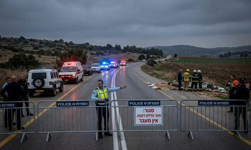 מיירט שנפל ליד יקנעם לא התפוצץ - חבלנים יפוצצו אותו בשליטה