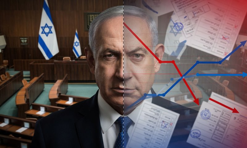נתניהו עוקף את איזנקוט בסקר חדש: הליכוד מוביל והאיחודים מתרסקים