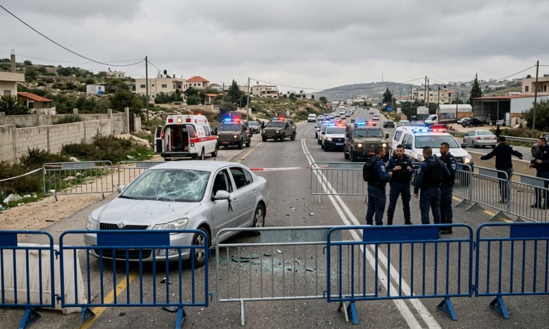 ילדה בת 9 נפצעה מאבנים בכביש עוקף חווארה