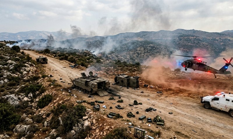 לוחם מילואים נפצע קשה בהיתקלות בדרום לבנון