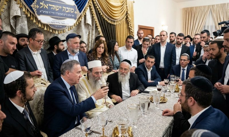 שר הביטחון כ"ץ נטש ישיבת קבינט ביטחונית לאירוסין אצל הרב פינטו