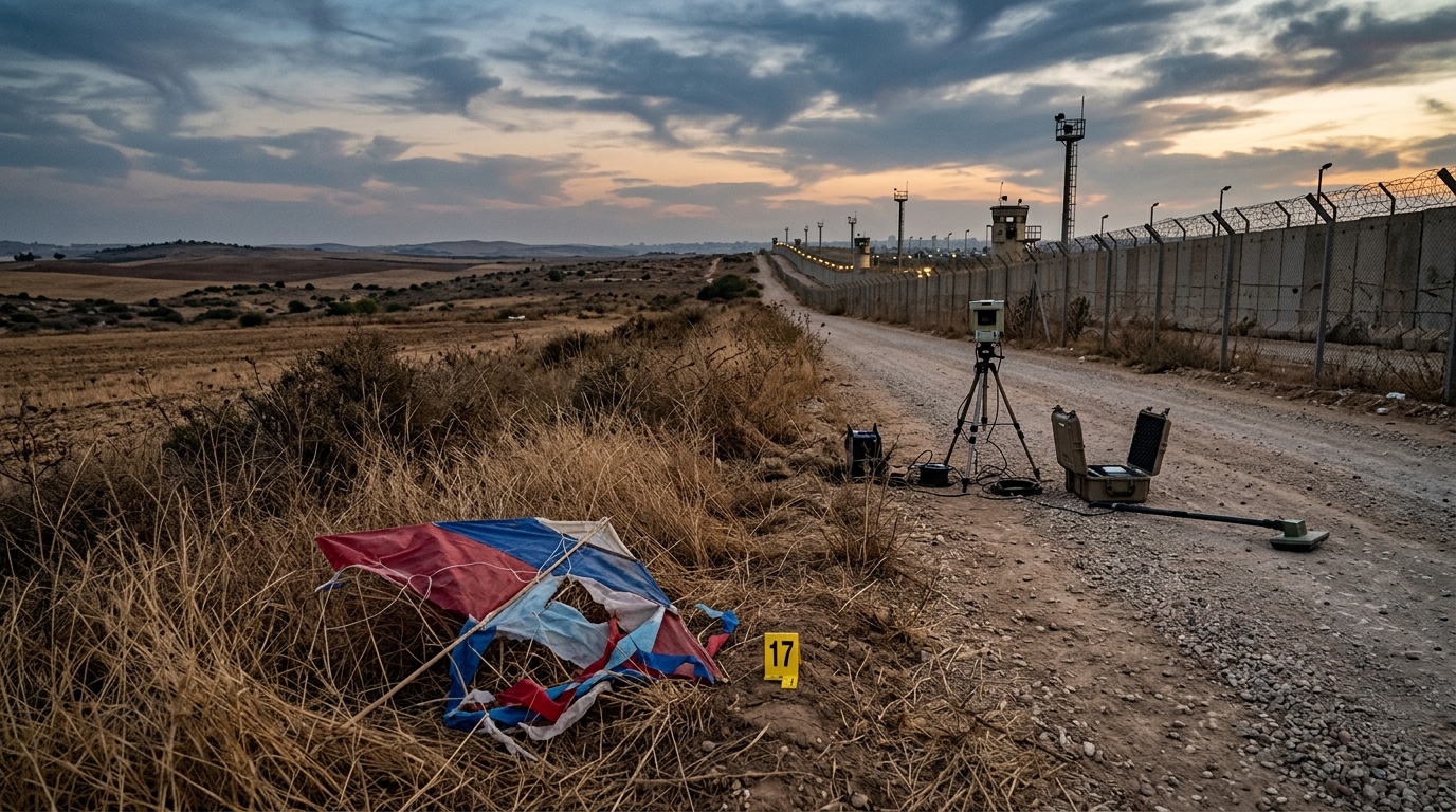 עפיפון חשוד אותר בעוטף עזה: לא נמצאו ממצאים חשודים