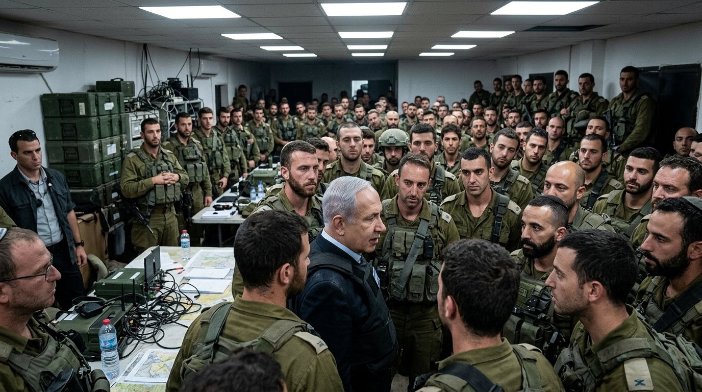 איזנקוט עותר: להסיר את תעמולת נתניהו עם חיילי צה"ל