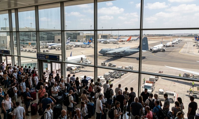 נתב"ג קורס תחת עומס: מטוסי תדלוק אמריקאיים משבשים טיסות