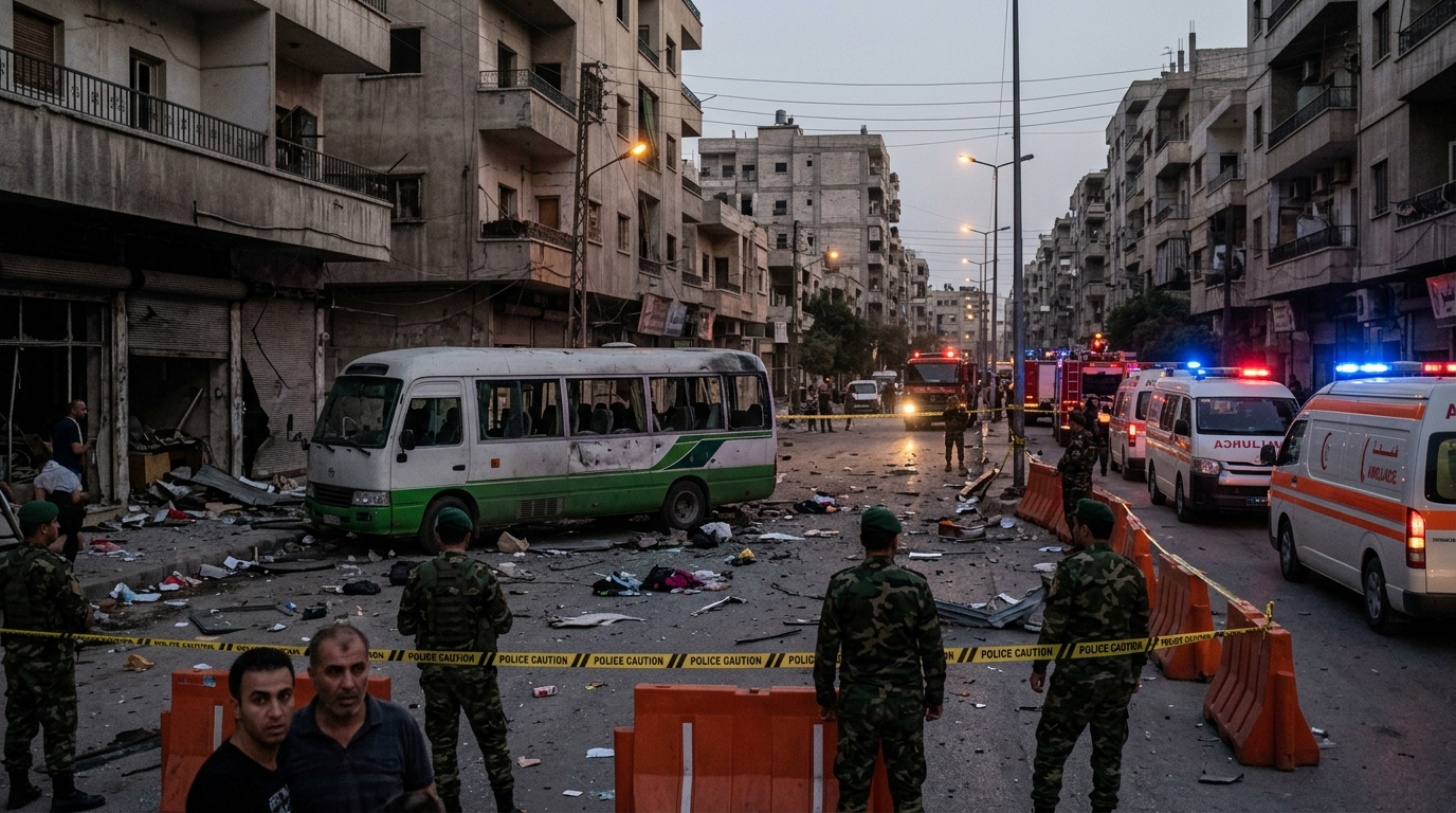 פיגוע קטלני בעיר הדרוזית ג'רמאנא ליד דמשק: שני הרוגים ועשרות פצועים