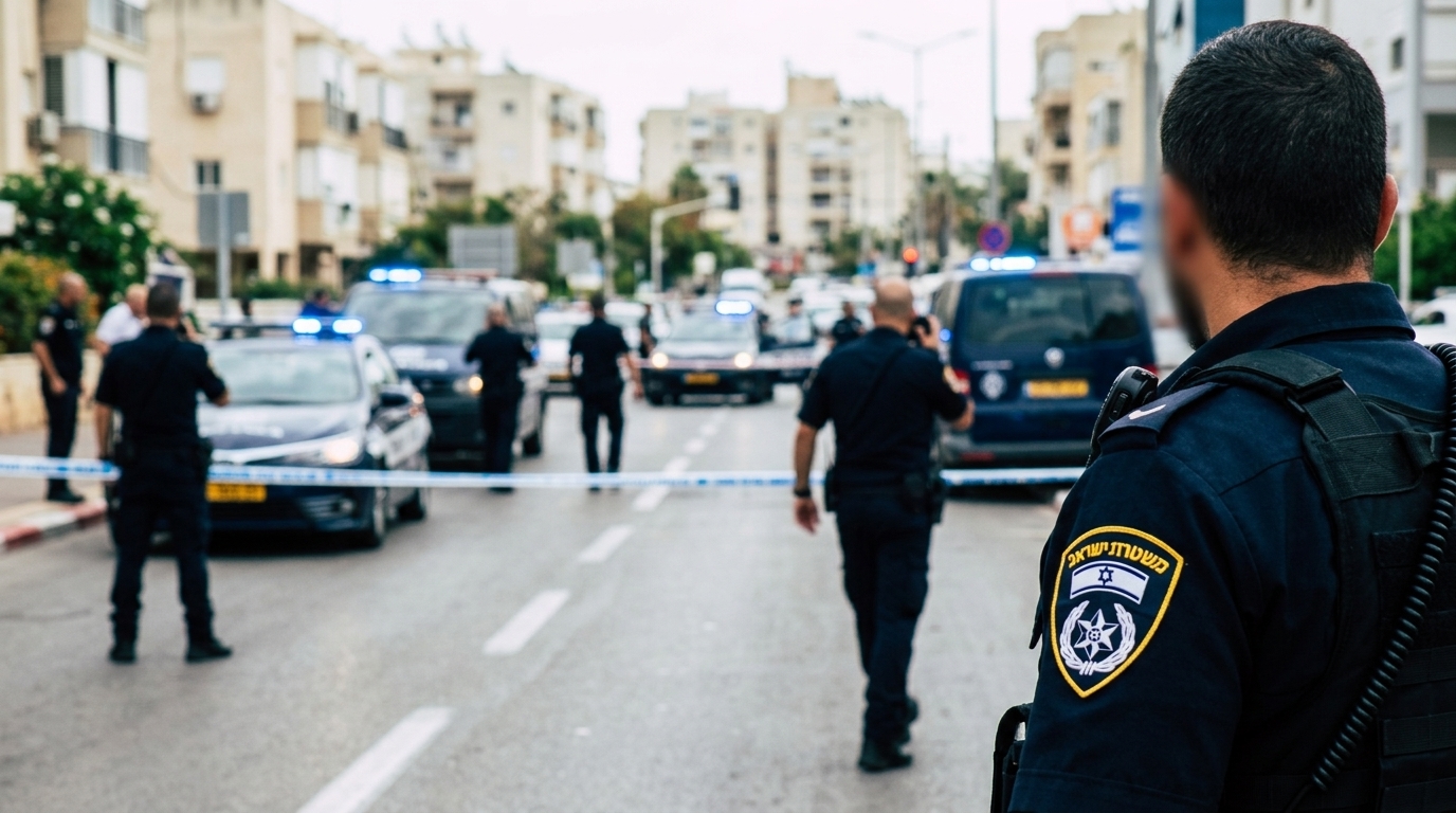 מצוד משטרתי בהרצליה: כוחות גדולים מחפשים אדם חשוד