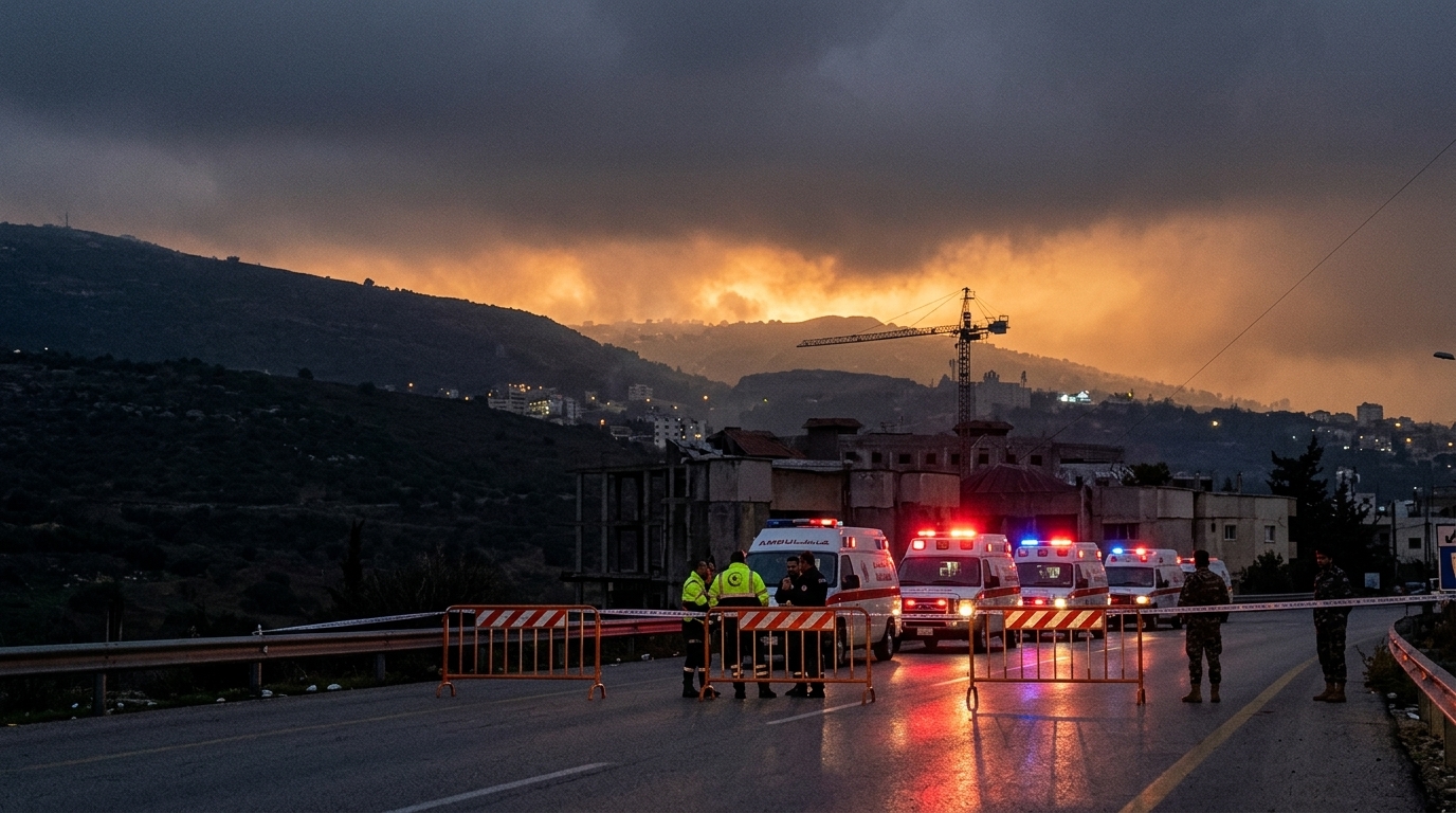 צה"ל ירה פצצות זרחן על רכס בנפת נבטיה בדרום לבנון