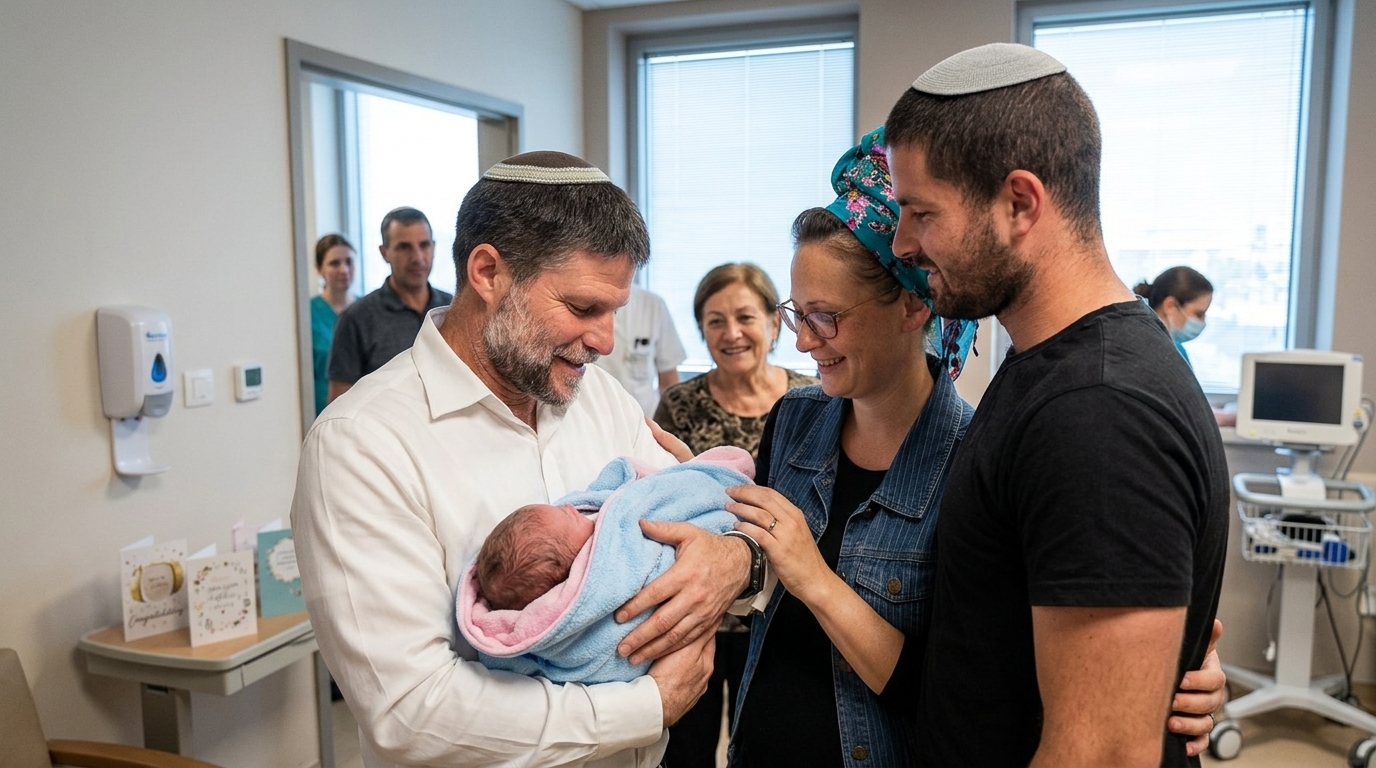 נכד חדש לסמוטריץ': בנו הפצוע הפך לאבא שוב