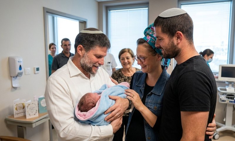 נכד חדש לסמוטריץ': בנו הפצוע הפך לאבא שוב