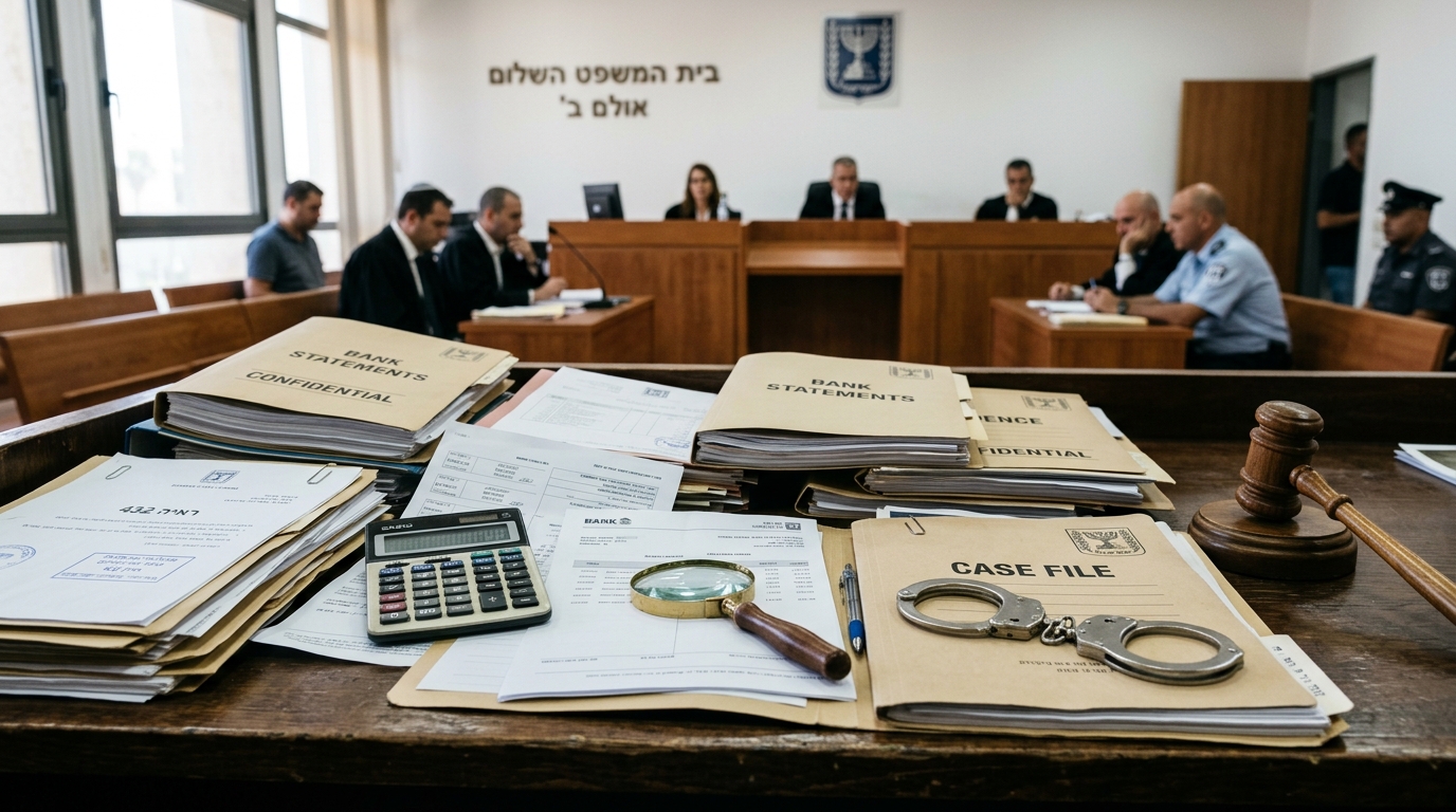 רואה החשבון מראש העין חשוד בגניבה מלקוחות ובהלבנת הון