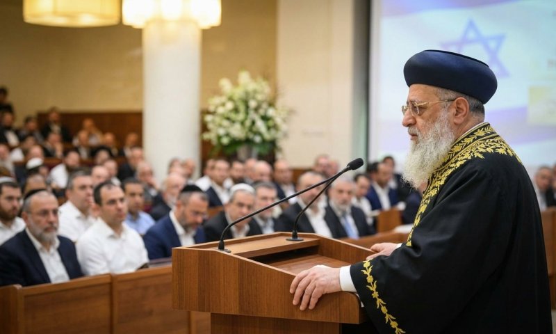 הראשון לציון נגד מעצרי בחורי הישיבות: "כבוד התורה מושפל"