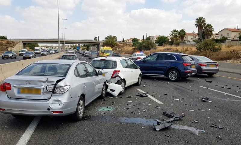 זוכת "המירוץ למיליון" יצאה בנס מתאונת שרשרת עם ארבעה רכבים