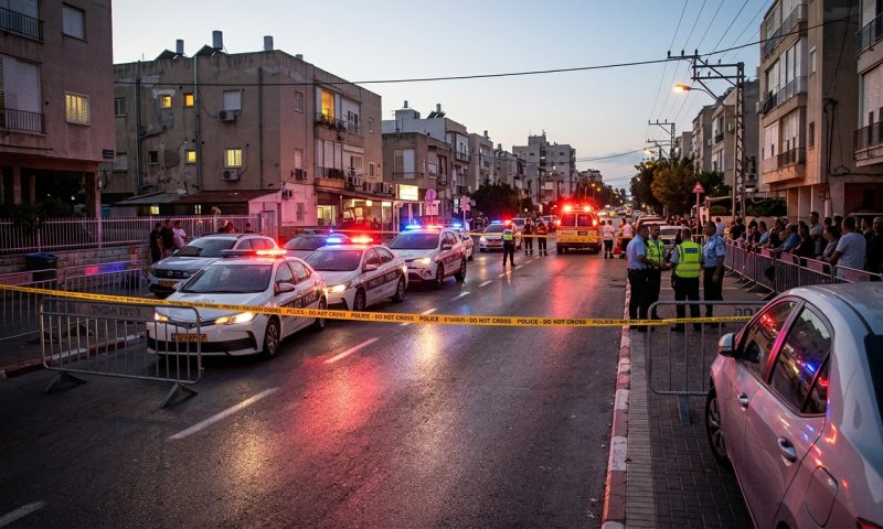 חשוד שהסתער על שוטרים עם סכין בבת ים נורה ומת