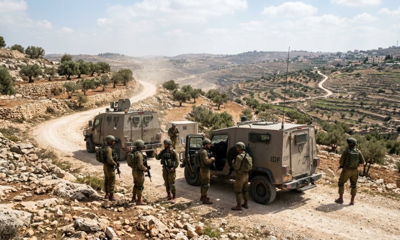 חייל צה"ל ואזרחים ישראלים תועדו מכים פלסטיני בהר חברון