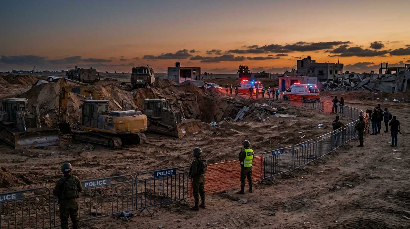 צה"ל השמיד מנהרת ענק של חמאס בדרום הרצועה