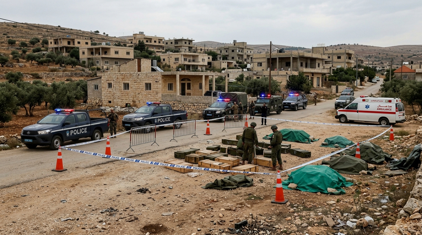 צה"ל חשף מאגר נשק ענק של חיזבאללה בכפר בדרום לבנון