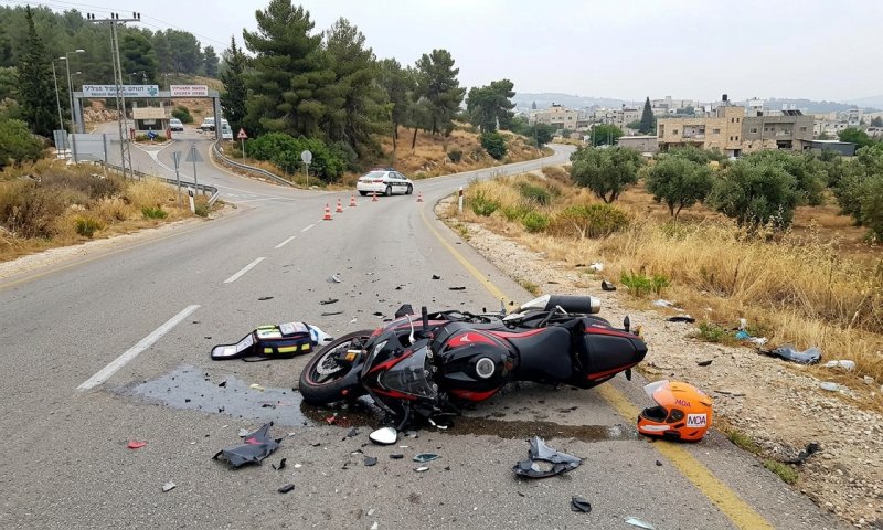 רוכב אופנוע בן 35 נפצע קשה בתאונה ליד מעיליא