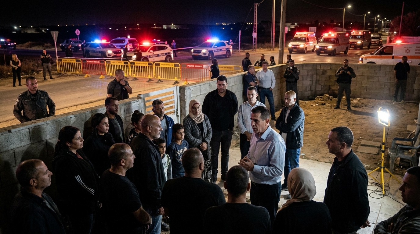 צרור יריות קטע את נאום סגלוביץ' בחוג בית ברהט