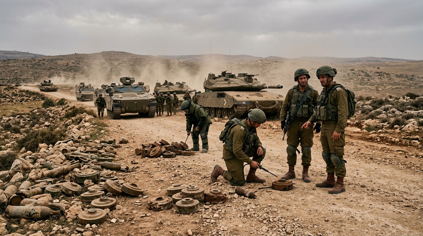 חטיבת כרמלי איתרה מטעני נ"ט ומוקשים בדרום סוריה