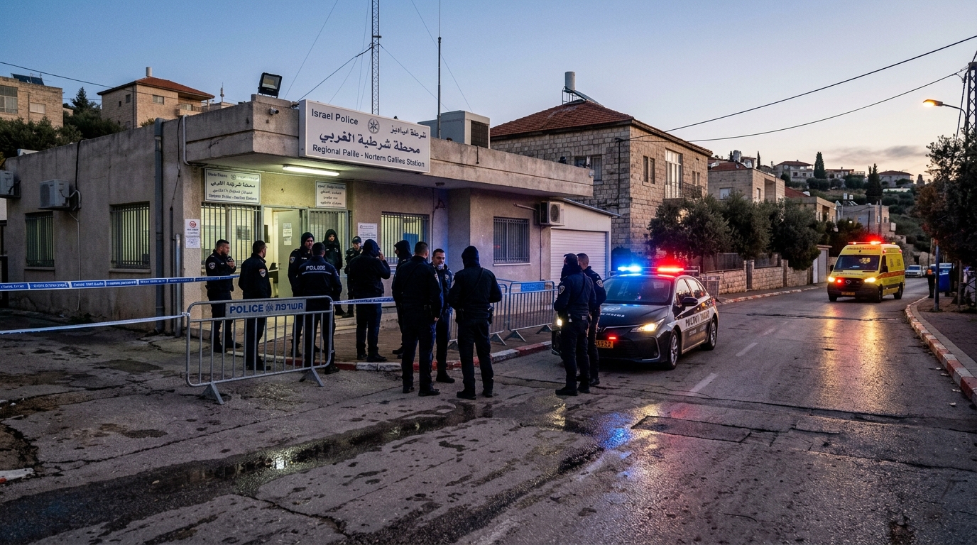 לוחם מג"ב סיכל פיגוע דקירה בכניסה לתחנת משטרה בכפר יאסיף