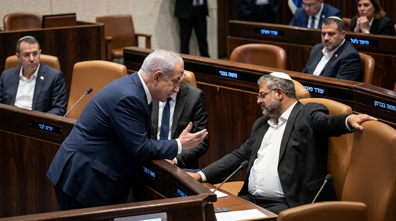 עוצמה יהודית מכחישה שיחה בין נתניהו לבן גביר