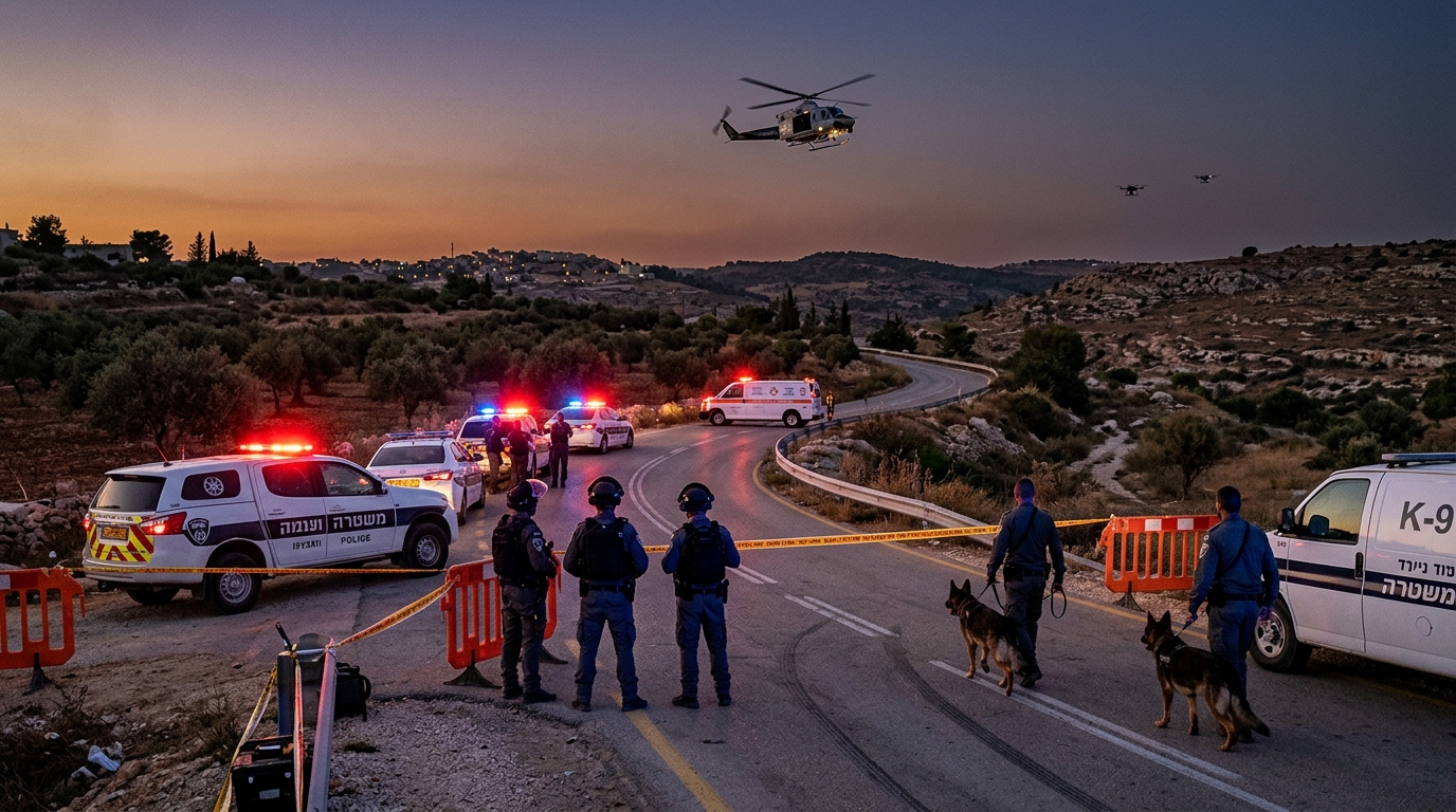 כוחות גדולים מחפשים תושב אריאל שנעדר בשומרון