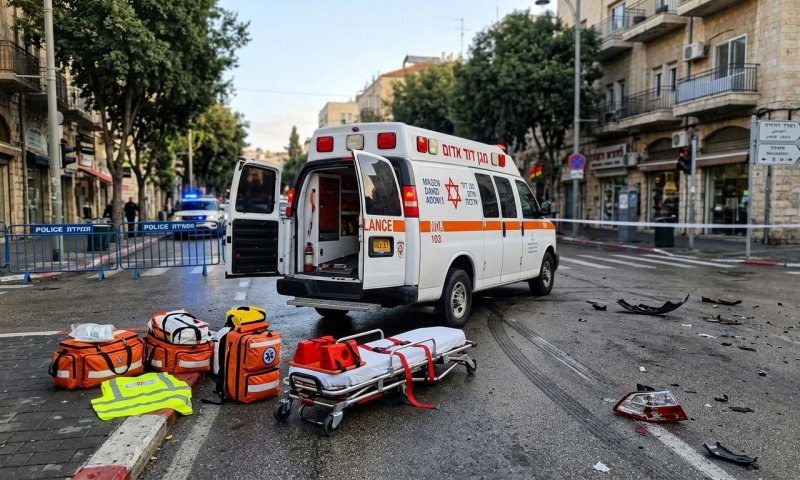 הולך רגל בן 70 נפצע קשה בתאונה באשקלון