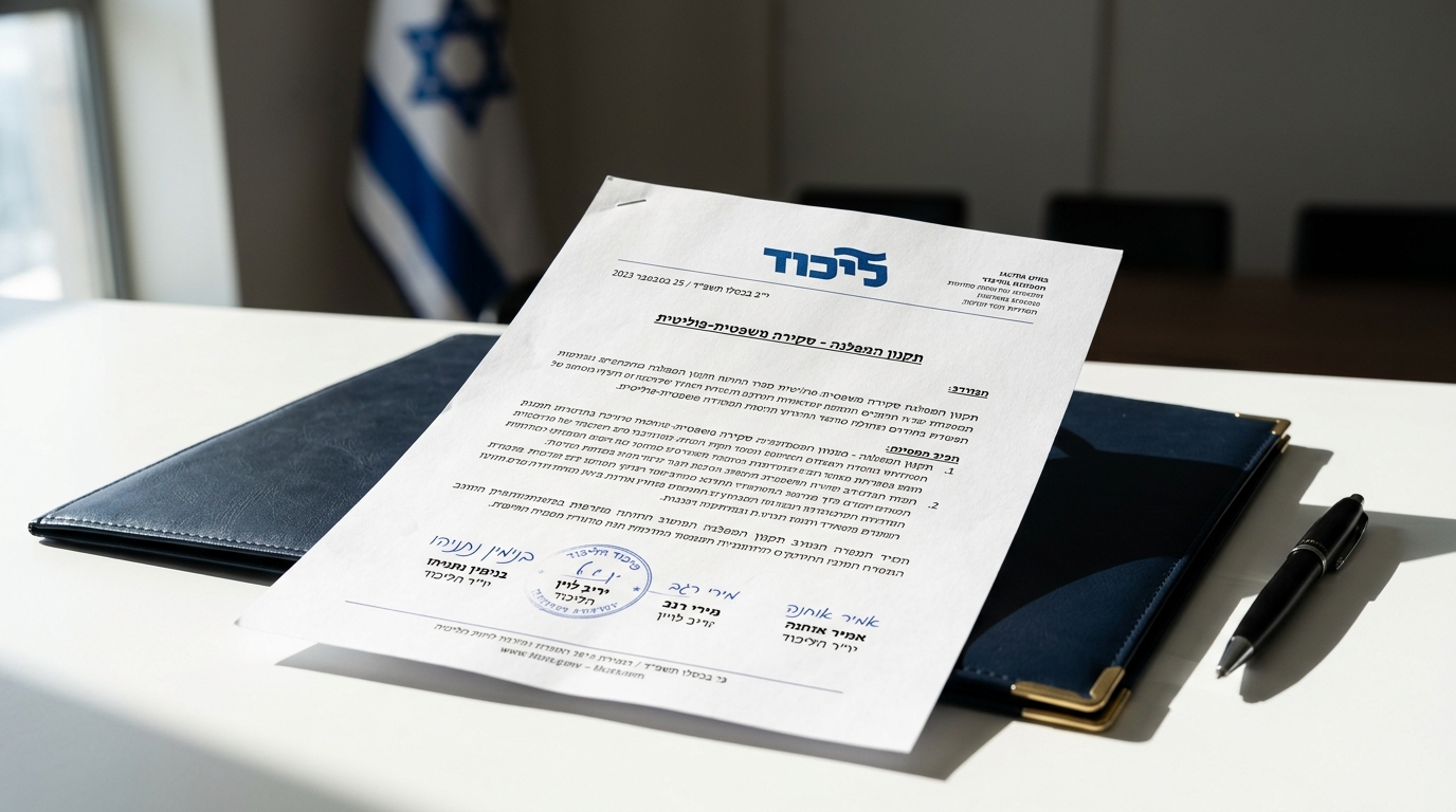 ועדת הליכוד תדון שוב בשריוניו של נתניהו - המיקום נשמר בסוד