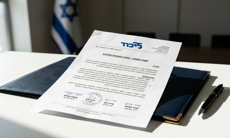 ועדת הליכוד תדון שוב בשריוניו של נתניהו - המיקום נשמר בסוד