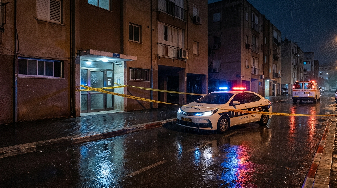בן דקר את אביו בבת ים ונעצר - האב פונה לוולפסון במצב בינוני