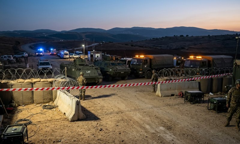 צה"ל ירה אזהרה לעבר כוח של צבא לבנון שחצה את המרחב הביטחוני בדרום