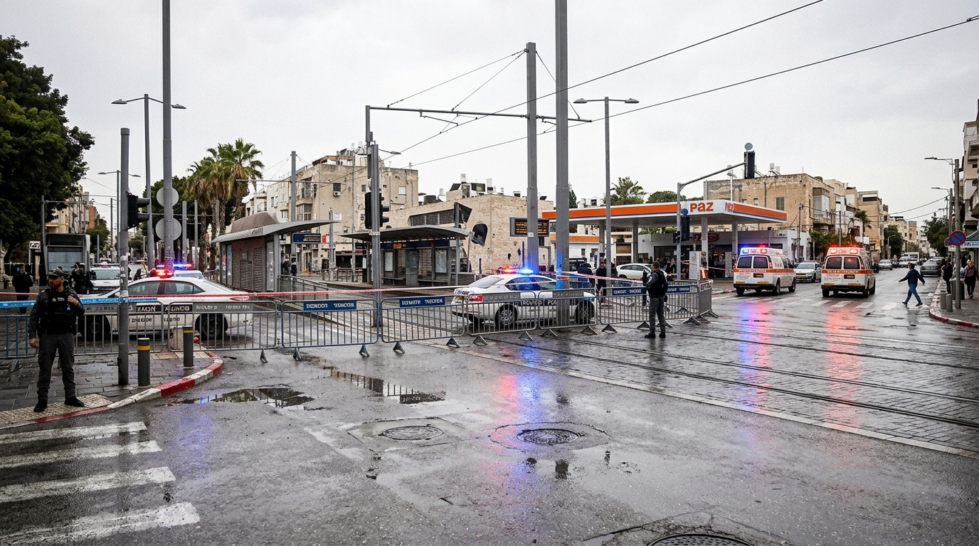 חשד לרכב ממולכד ביפו: אזור בלומפילד נחסם, הרכבת הקלה עצרה