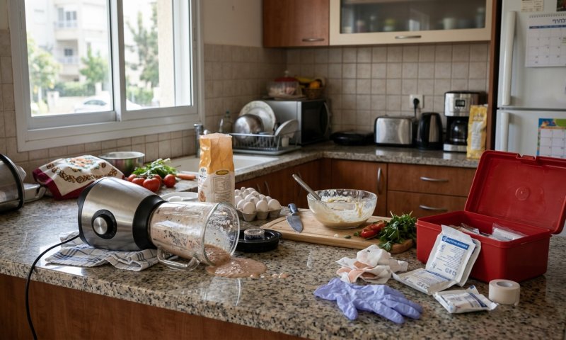ילד בן 5 נפצע קשה כשידו נתקעה בבלנדר בבית שמש