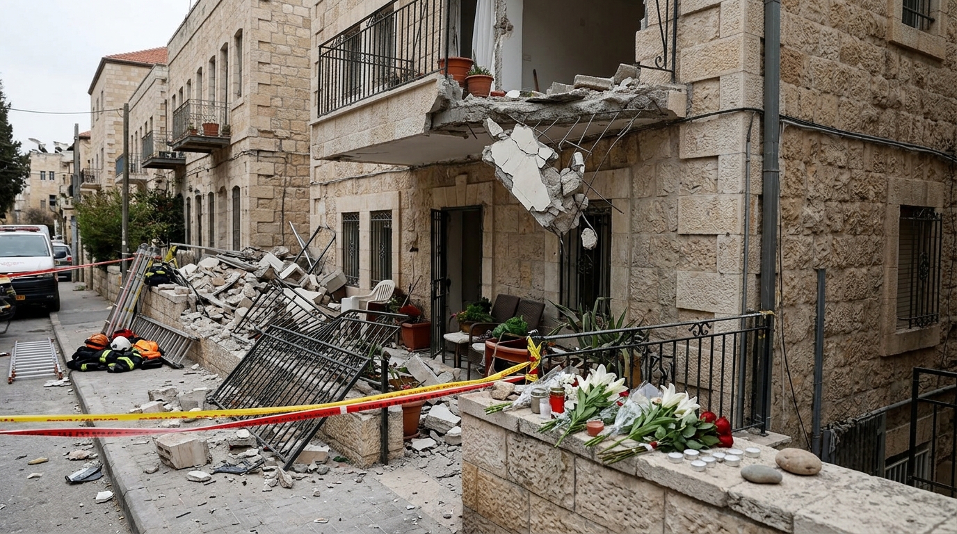 בן 80 נהרג בקריסת מרפסת על מסעדה ברחביה: "אנחנו שבורים"