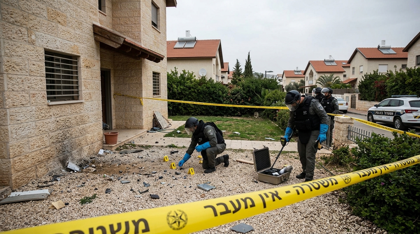 רימון רסס הושלך לחצר בית במעלה אדומים