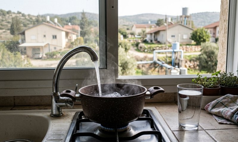 משרד הבריאות מורה לתושבי אביבים להרתיח מים לפני שתייה