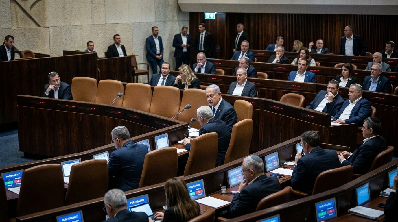 נתניהו זעם על דרעי שנעדר מהצבעת פיזור הכנסת