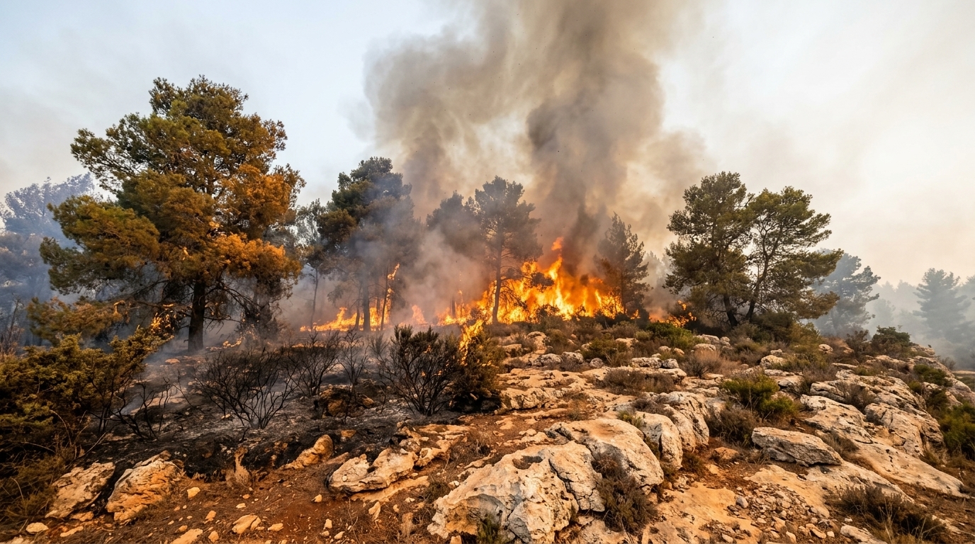 שריפות ענק במערב בנימין ובגולן: מטוסי כיבוי הוזנקו, עשרות כוחות בשטח