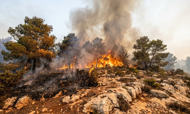 שריפות ענק במערב בנימין ובגולן: מטוסי כיבוי הוזנקו, עשרות כוחות בשטח