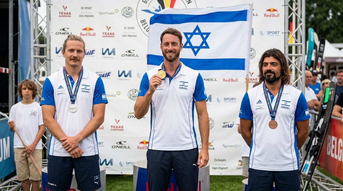 ישראל חוזרת מאליפות אירופה בסקי מים עם שלוש מדליות
