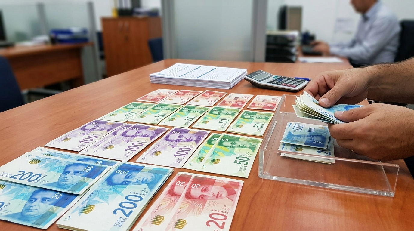 רשות המסים מקדימה את מענק העבודה לפני ראש השנה