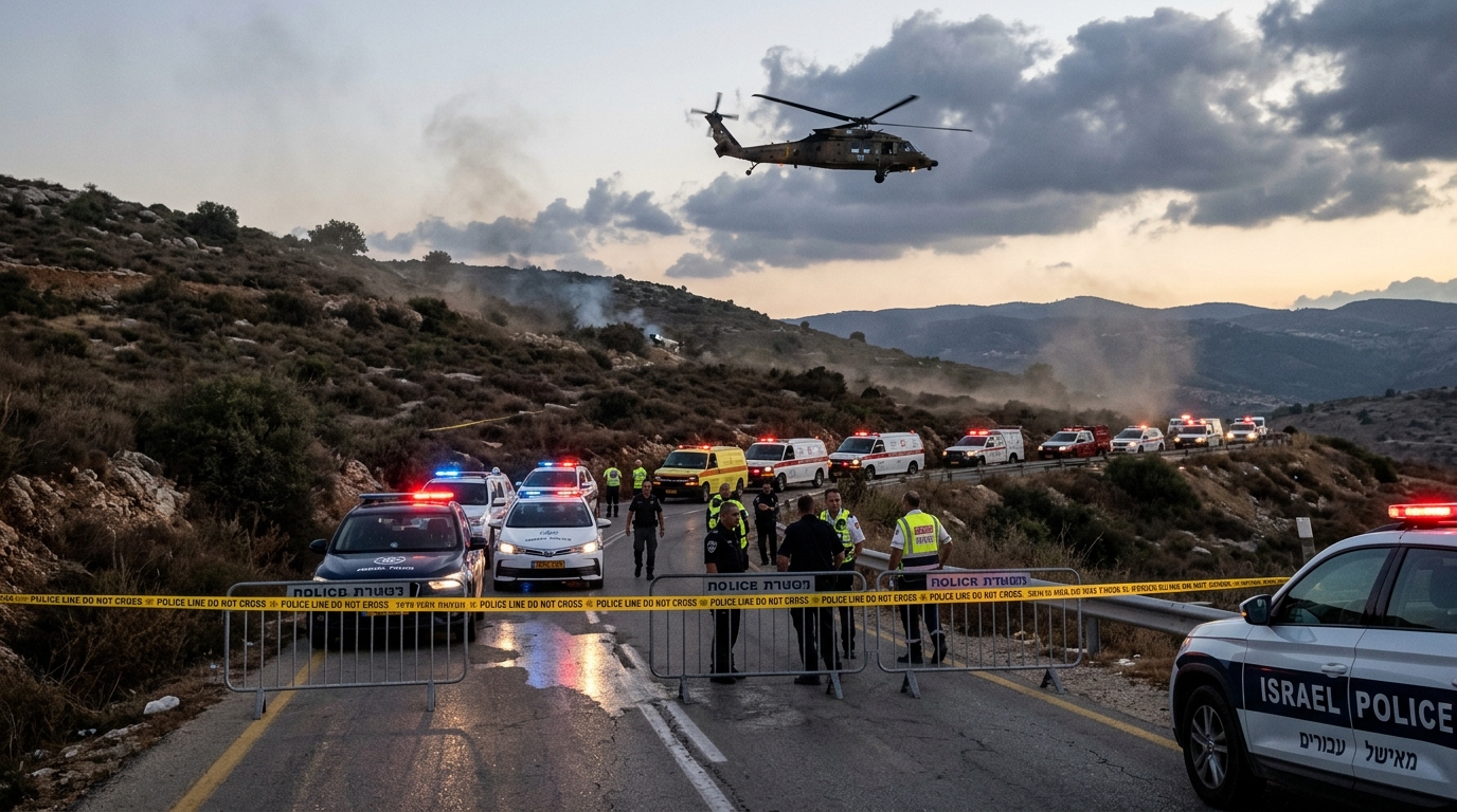 נפל התפוצץ ברכס רמים: לפחות 12 נפגעים