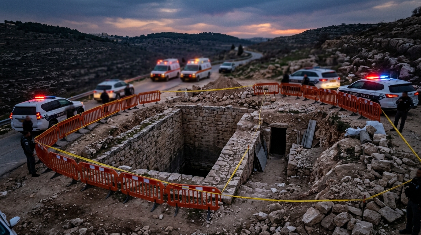 מג"ב איתר ואטם מנהרה שהוסוותה בבור מים עתיק