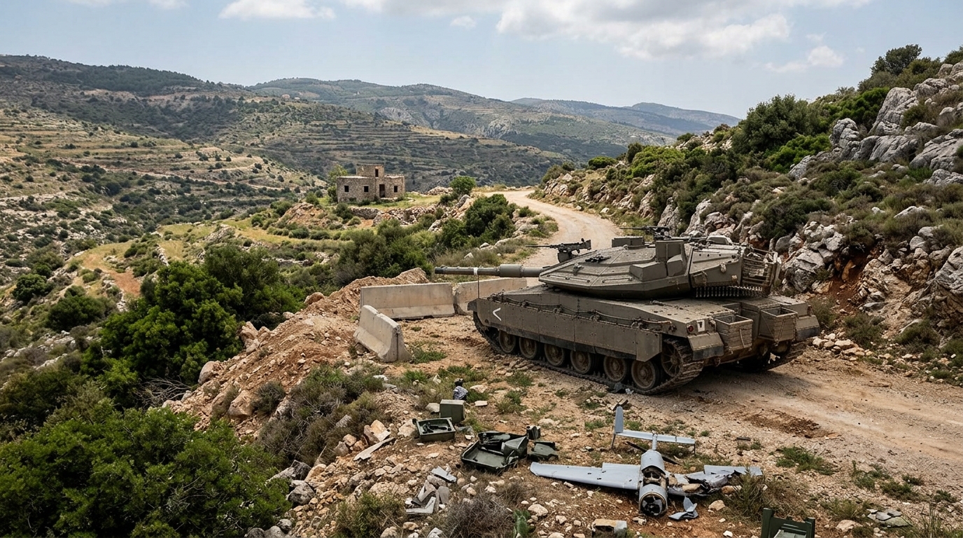 תחקיר צה"ל: רחפן נפץ חיזבאללה הפיל את הטנק שבו נהרגו מג"ד 52 ושלושת לוחמיו