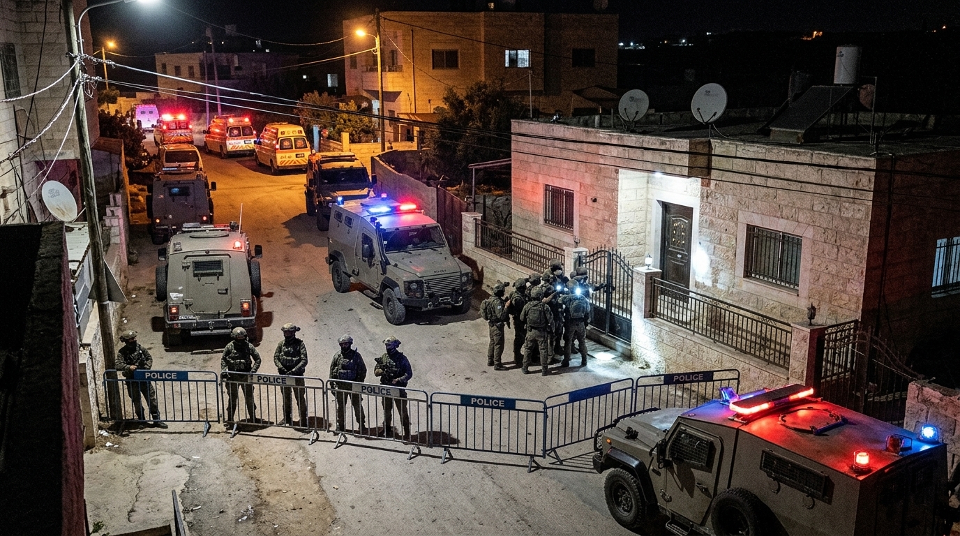 יחידת דובדבן עצרה 8 חשודים בתקיפת ישראלים בכפר מוחמאס