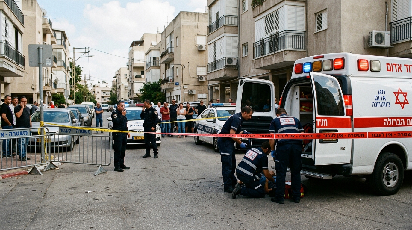 גבר נפצע בפציעה חודרת באירוע אלימות בתל אביב
