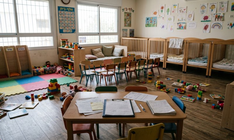 תל אביב: כתבי אישום נגד מנהלת גן וסייעות בחשד להתעללות בפעוטות