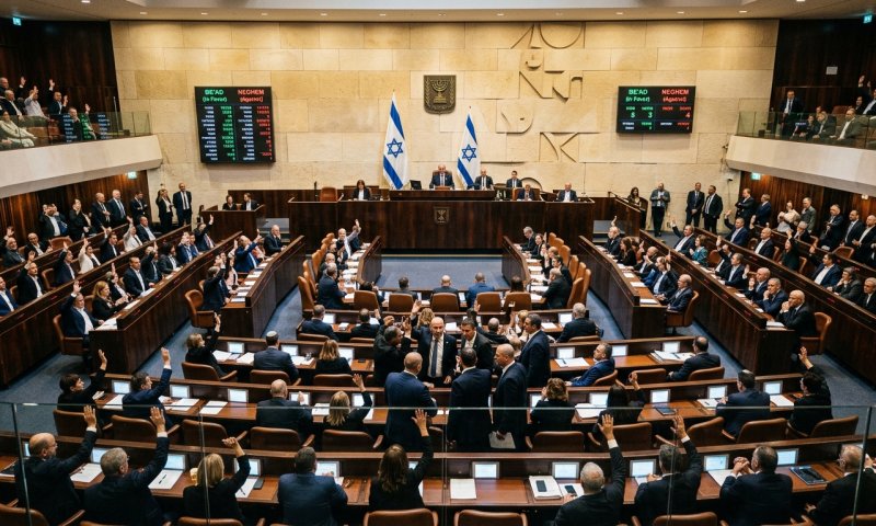 הכנסת הצביעה לפזר את עצמה: 106 בעד, אפס נגד