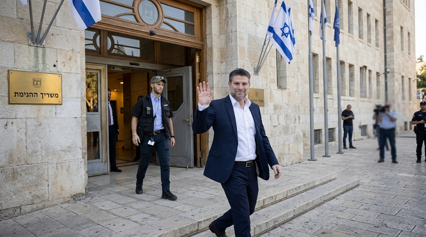 סמוטריץ' חושף: שקלתי להתפטר אחרי ה-7 באוקטובר