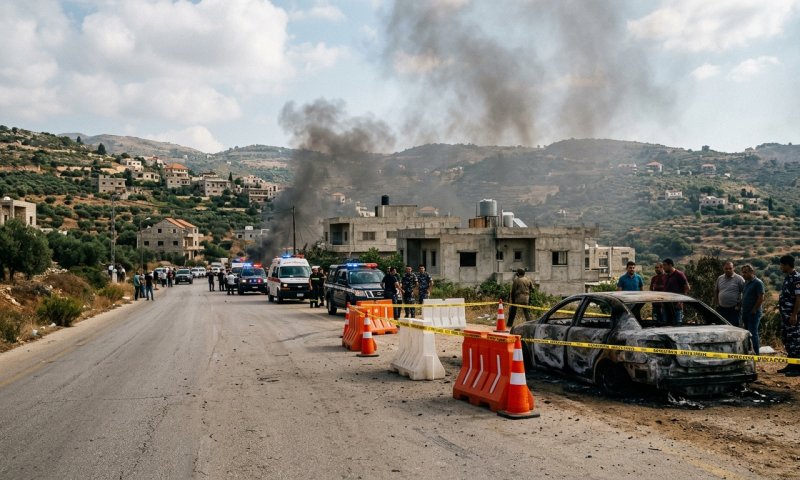 תקיפה ישראלית ברכב בדרום לבנון: הרוג ופצוע ליד כפר תבנית